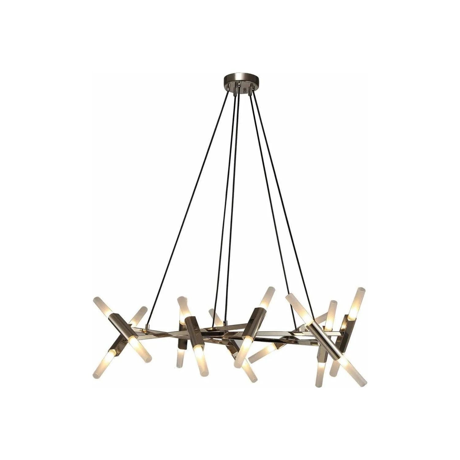 Avenue Lighting - Manhattan Ave. Chandelier - HF6020-PN | Montreal Lighting & Hardware