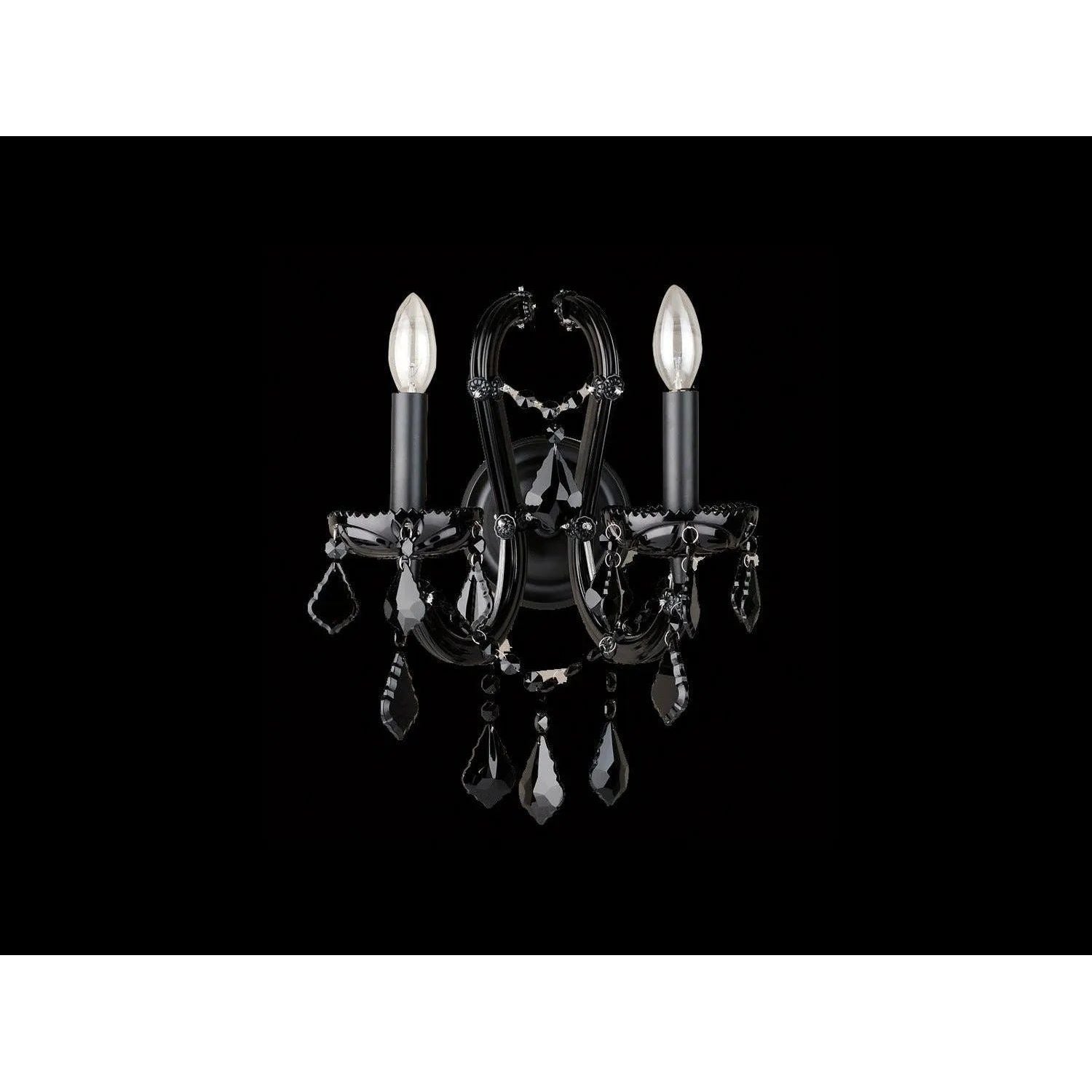 Avenue Lighting - Onyx Ln. Wall Sconce - HF1041-BLK | Montreal Lighting & Hardware