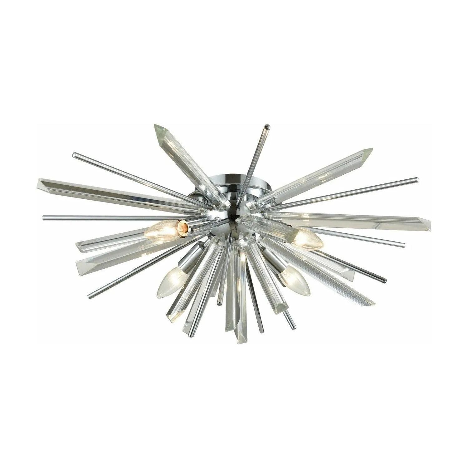 Avenue Lighting - Palisades Ave. Flush Mount - HF8205-CH | Montreal Lighting & Hardware