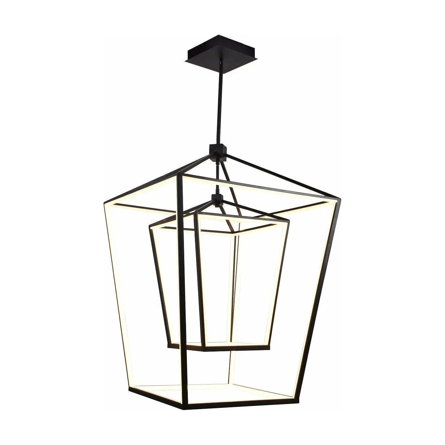 Avenue Lighting - Park Ave. Double Hanging Chandelier - HF9412-BLK | Montreal Lighting & Hardware