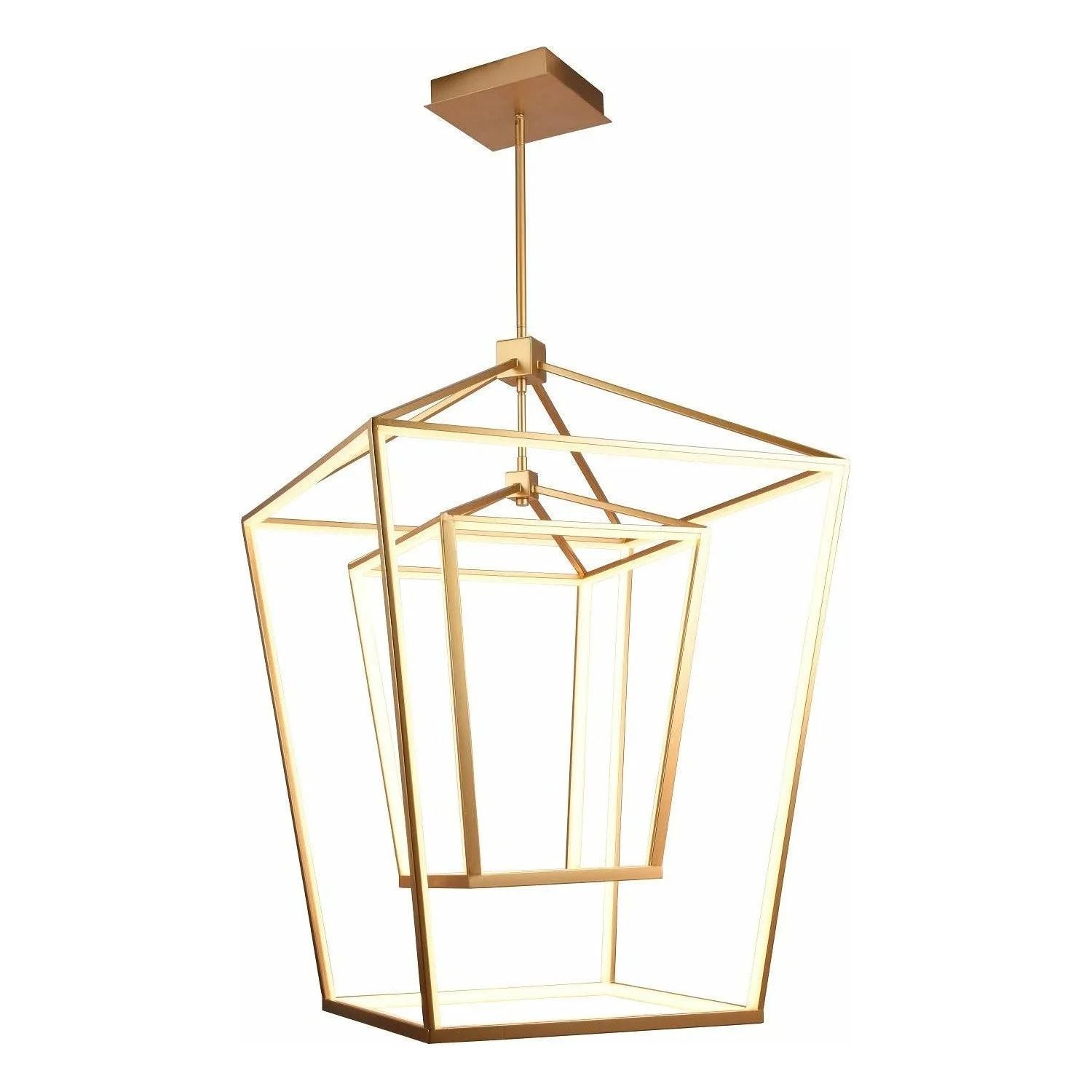 Avenue Lighting - Park Ave. Double Hanging Chandelier - HF9412-GLD | Montreal Lighting & Hardware