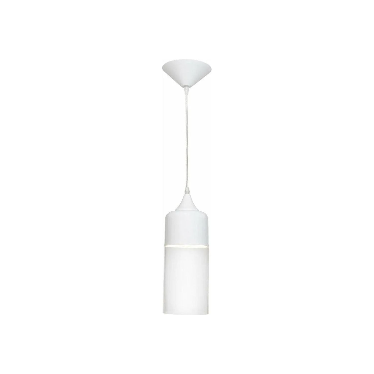 Avenue Lighting - Robertson Blvd. Cylinder Pendant - HF9112-WHT | Montreal Lighting & Hardware