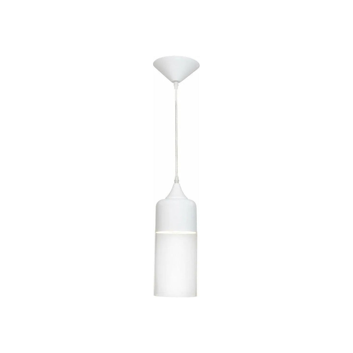 Avenue Lighting - Robertson Blvd. Cylinder Pendant - HF9112-WHT | Montreal Lighting & Hardware