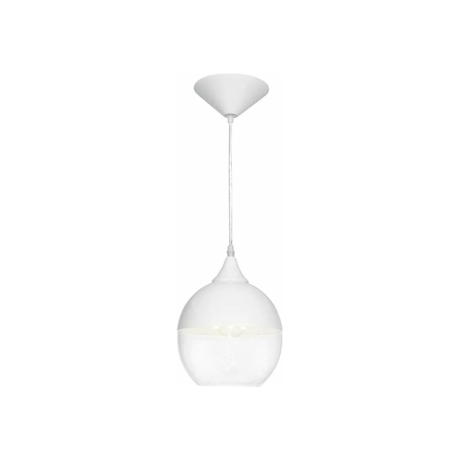 Avenue Lighting - Robertson Blvd. Round Pendant - HF9111-WHT | Montreal Lighting & Hardware