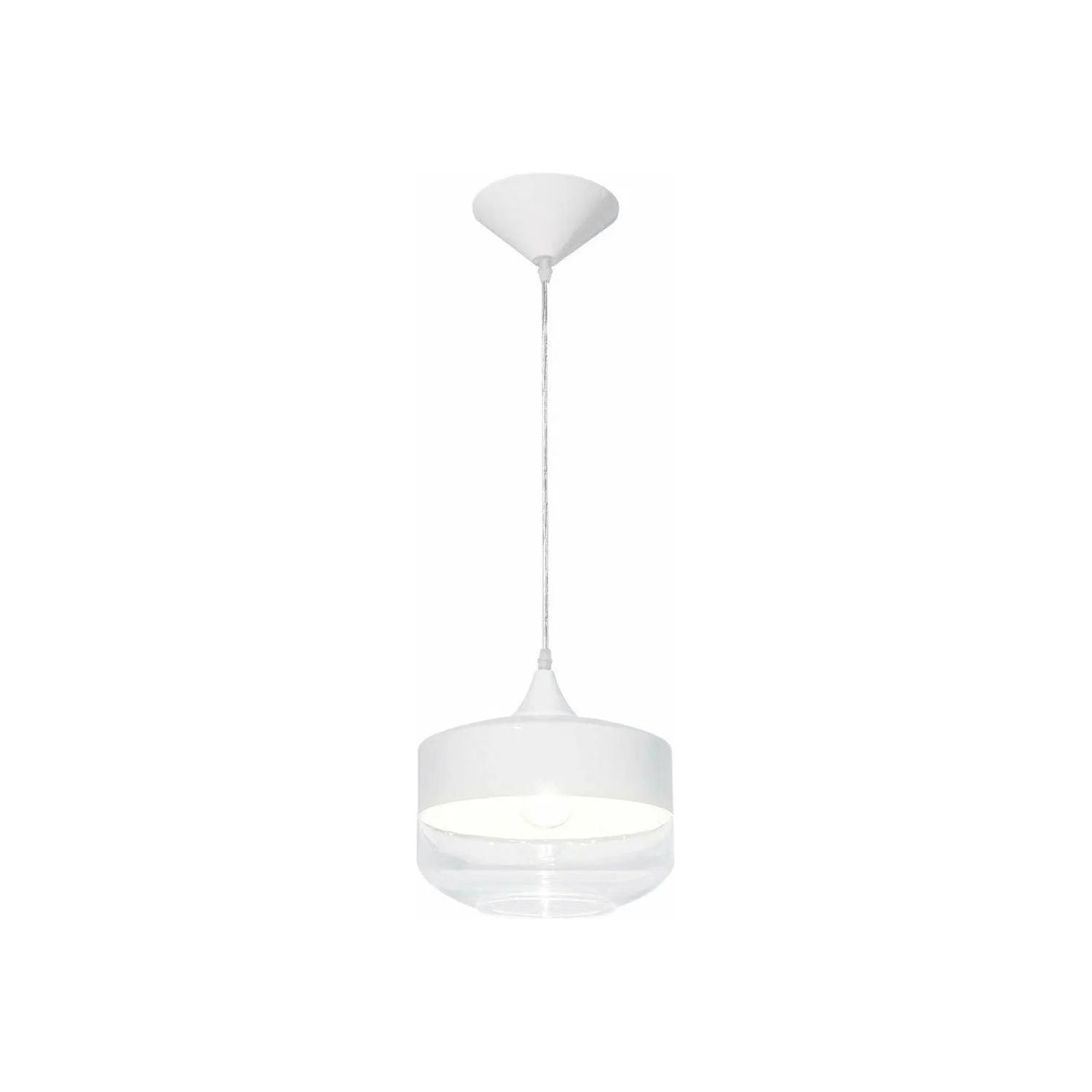 Avenue Lighting - Robertson Blvd. Wide Pendant - HF9113-WHT | Montreal Lighting & Hardware