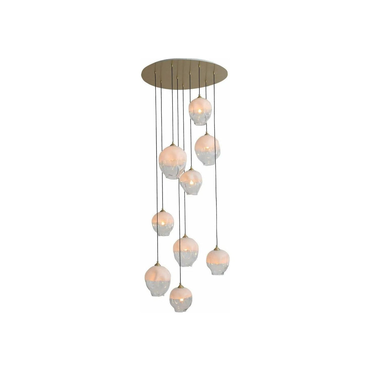 Avenue Lighting - Sonoma Ave. Multi Pendant - HF8149-BB-WH | Montreal Lighting & Hardware