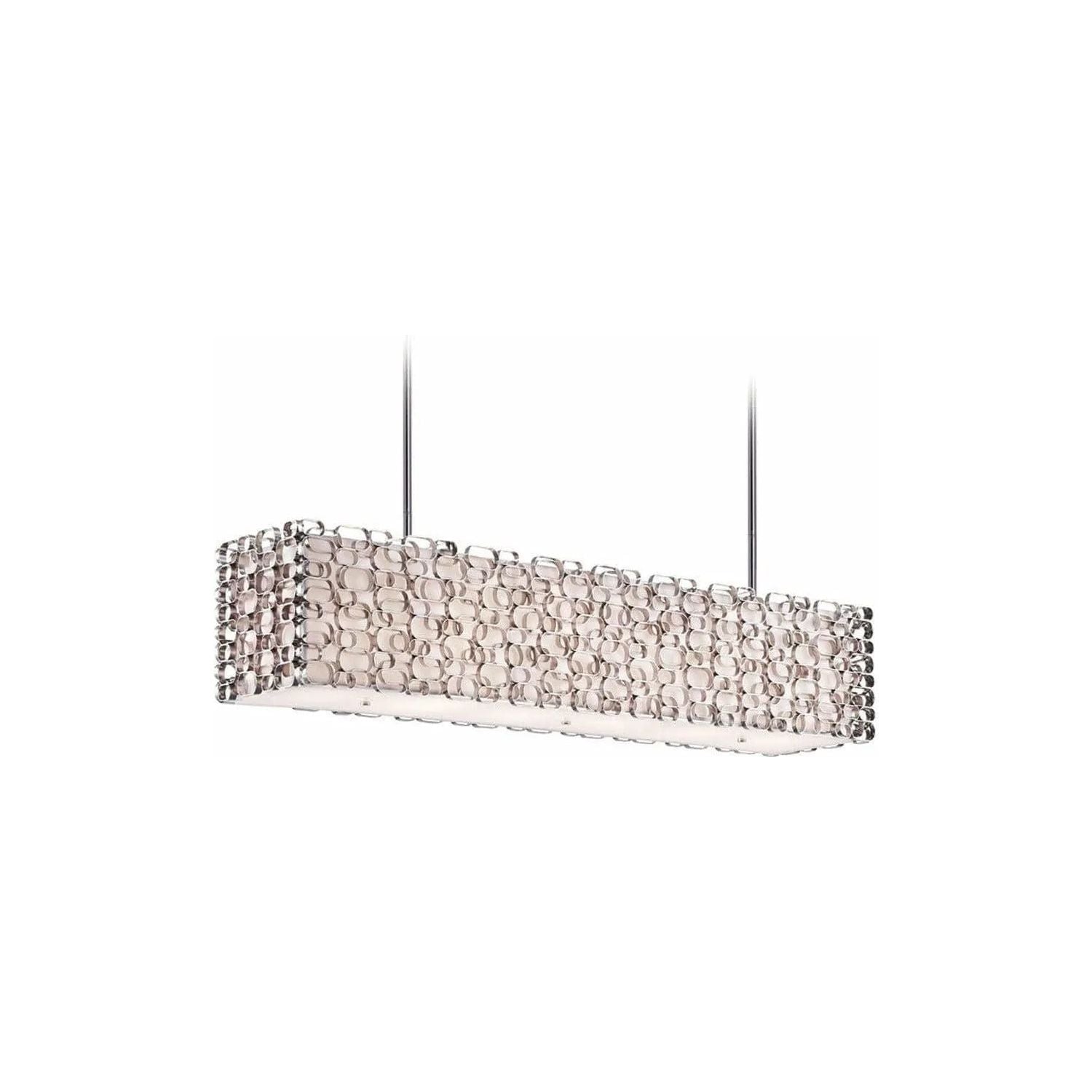 Avenue Lighting - Ventura Blvd. Linear Chandelier - HF1701-PN | Montreal Lighting & Hardware