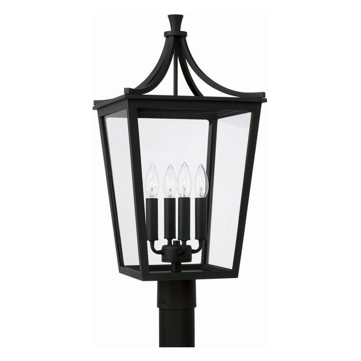 Capital Lighting Fixture Company - Adair Outdoor Post Lantern - 947943BK | Montreal Lighting & Hardware