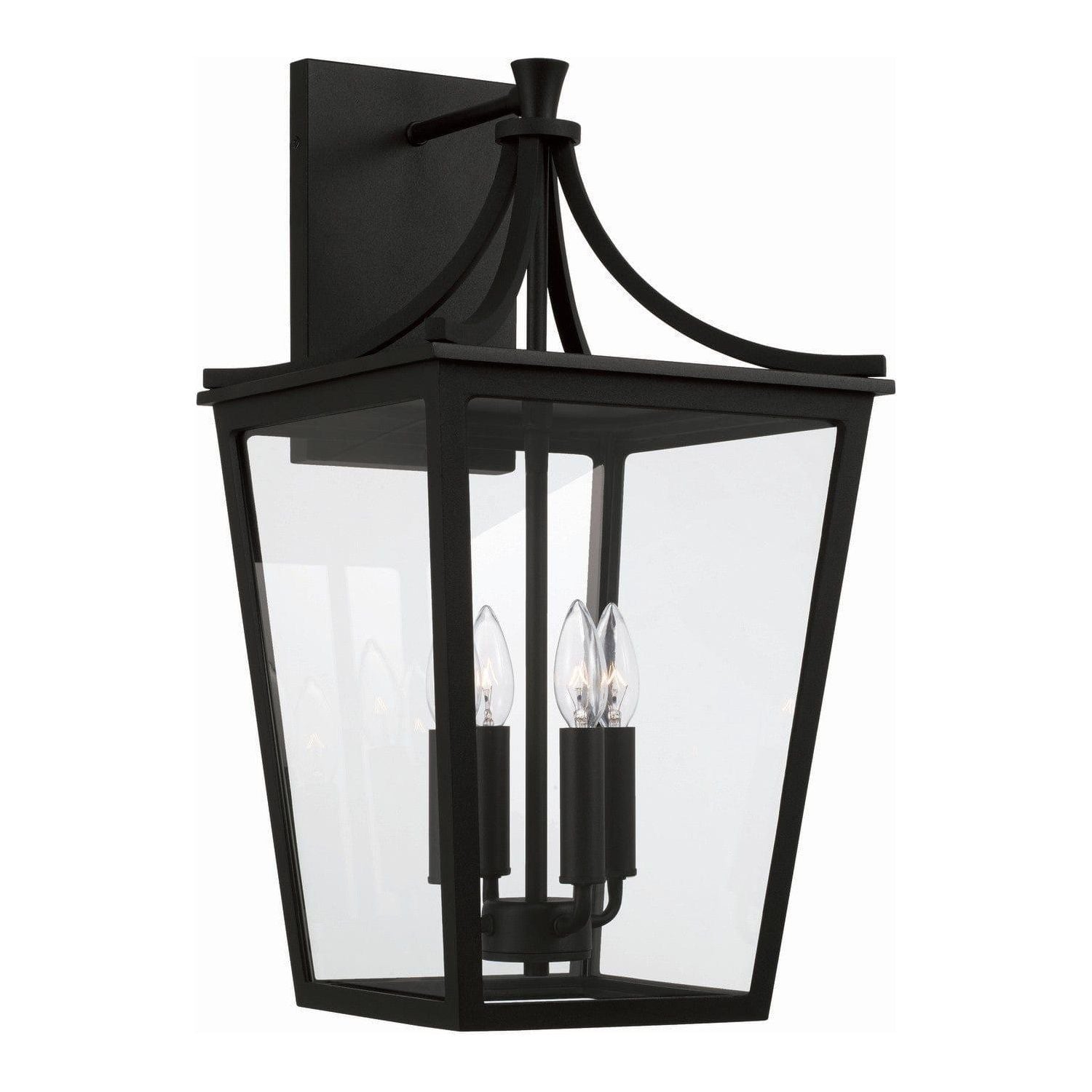 Capital Lighting Fixture Company - Adair Outdoor Wall Lantern - 947941BK | Montreal Lighting & Hardware