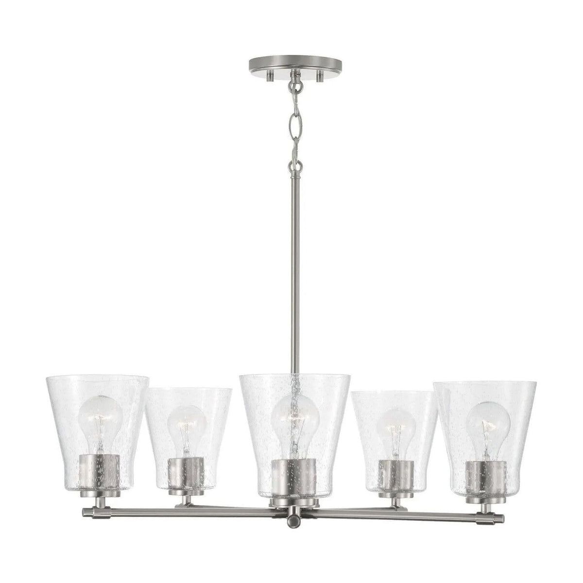 Capital Lighting Fixture Company - Baker Chandelier - 446951BN-533 | Montreal Lighting & Hardware