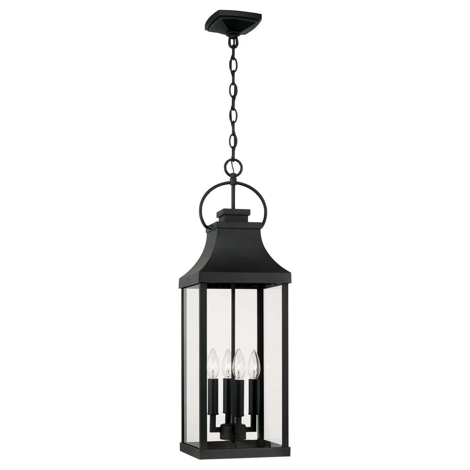 Capital Lighting Fixture Company - Bradford Outdoor Hanging Lantern - 946442BK | Montreal Lighting & Hardware