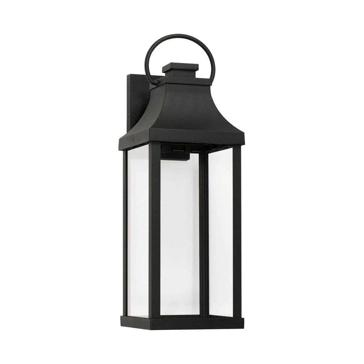 Capital Lighting Fixture Company - Bradford Outdoor Wall Lantern - 946421BK-GL | Montreal Lighting & Hardware