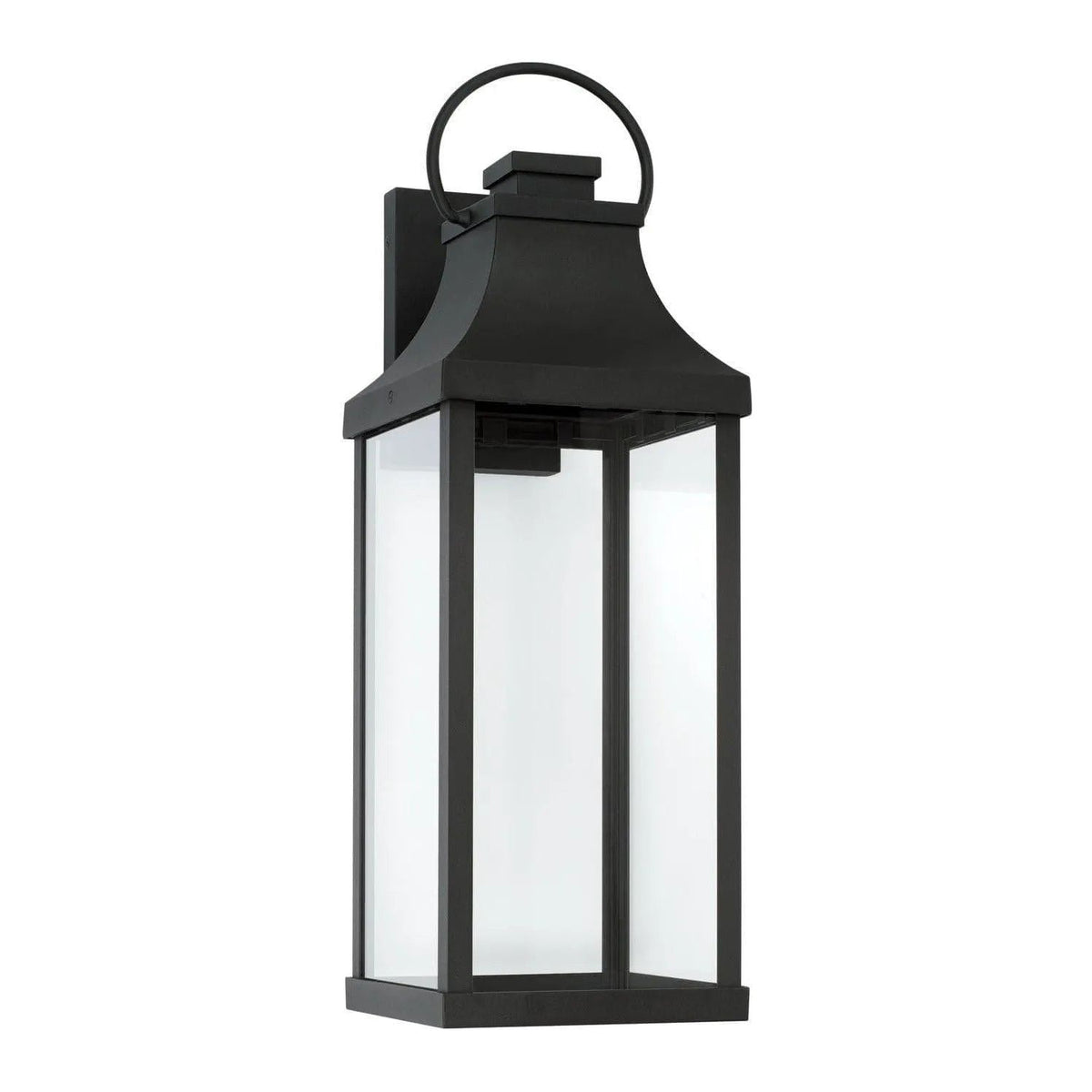 Capital Lighting Fixture Company - Bradford Outdoor Wall Lantern - 946431BK-GL | Montreal Lighting & Hardware