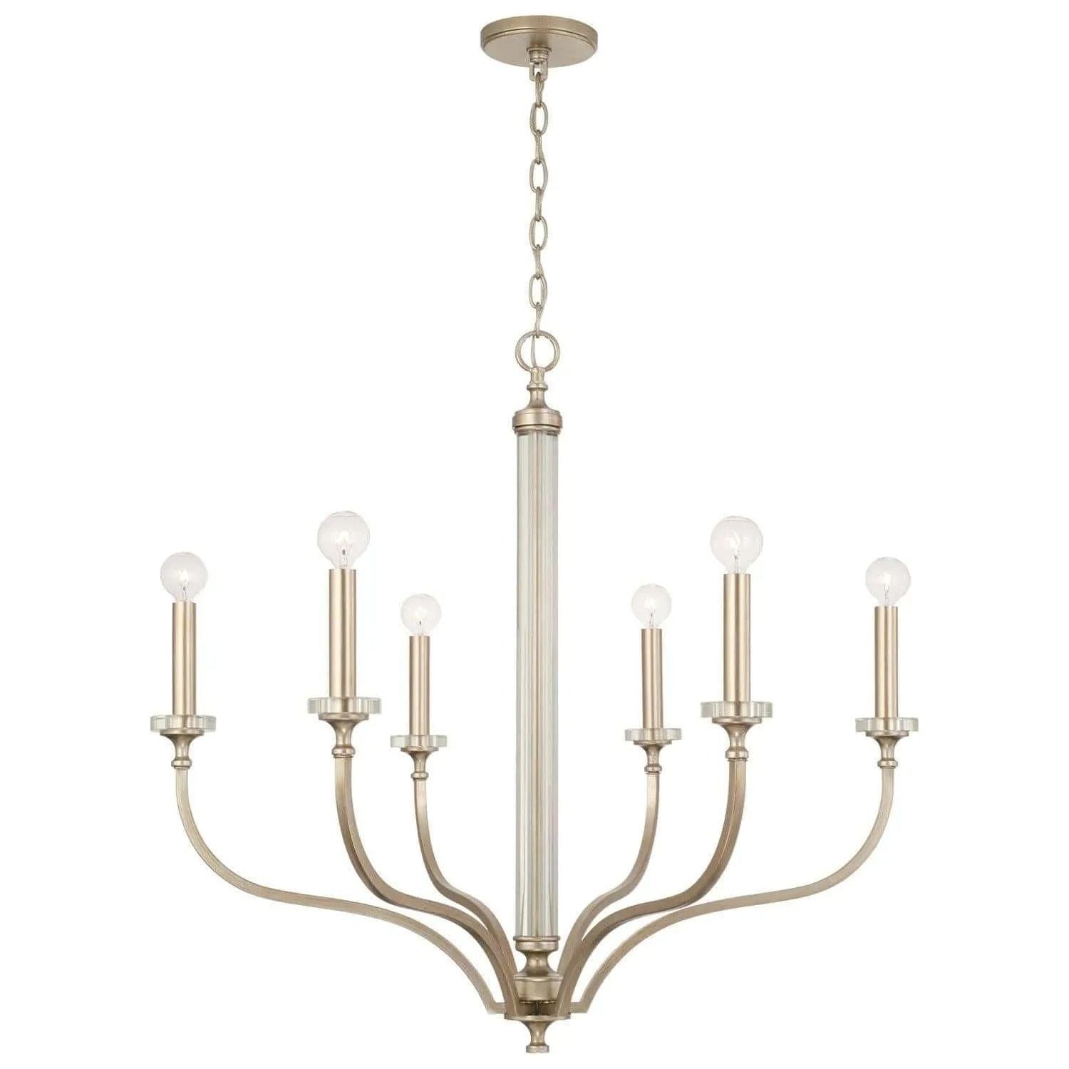 Capital Lighting Fixture Company - Breigh Chandelier - 444861BS | Montreal Lighting & Hardware