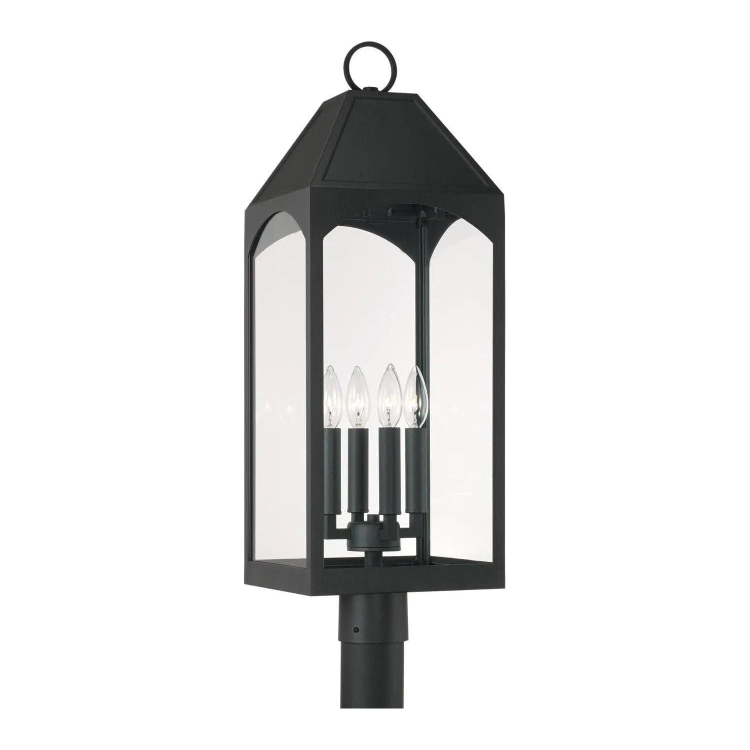 Capital Lighting Fixture Company - Burton Outdoor Post Lantern - 946343BK | Montreal Lighting & Hardware