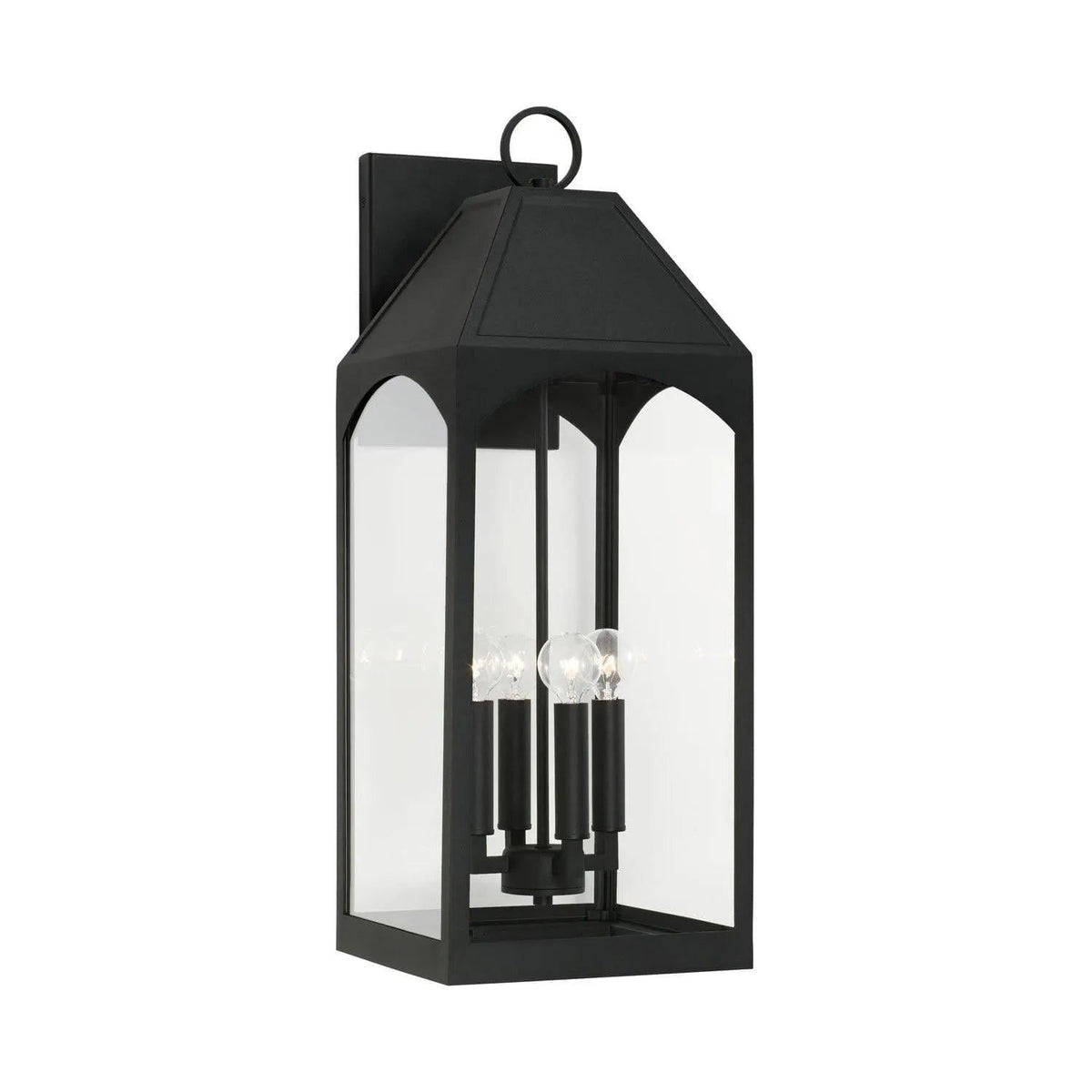 Capital Lighting Fixture Company - Burton Outdoor Wall Lantern - 946341BK | Montreal Lighting & Hardware