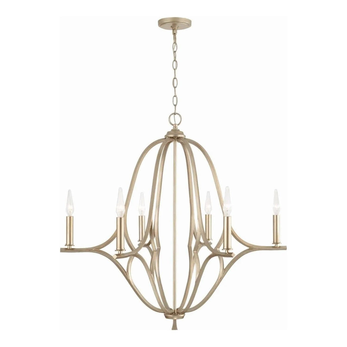 Capital Lighting Fixture Company - Claire Chandelier - 450061BS | Montreal Lighting & Hardware