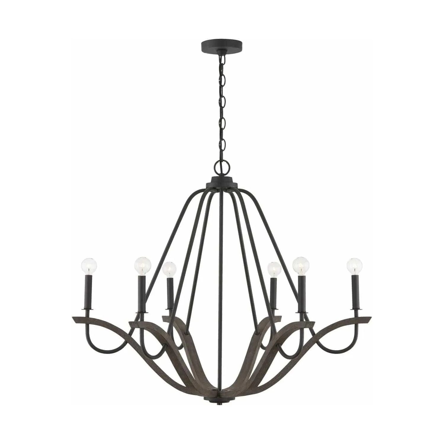 Capital Lighting Fixture Company - Clive Chandelier - 447661CK | Montreal Lighting & Hardware