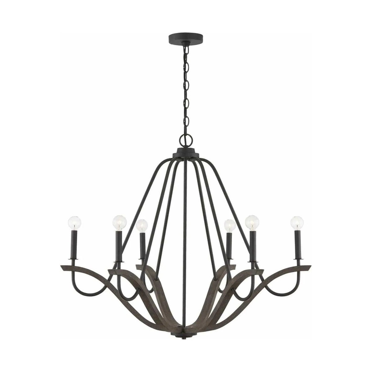 Capital Lighting Fixture Company - Clive Chandelier - 447661CK | Montreal Lighting & Hardware