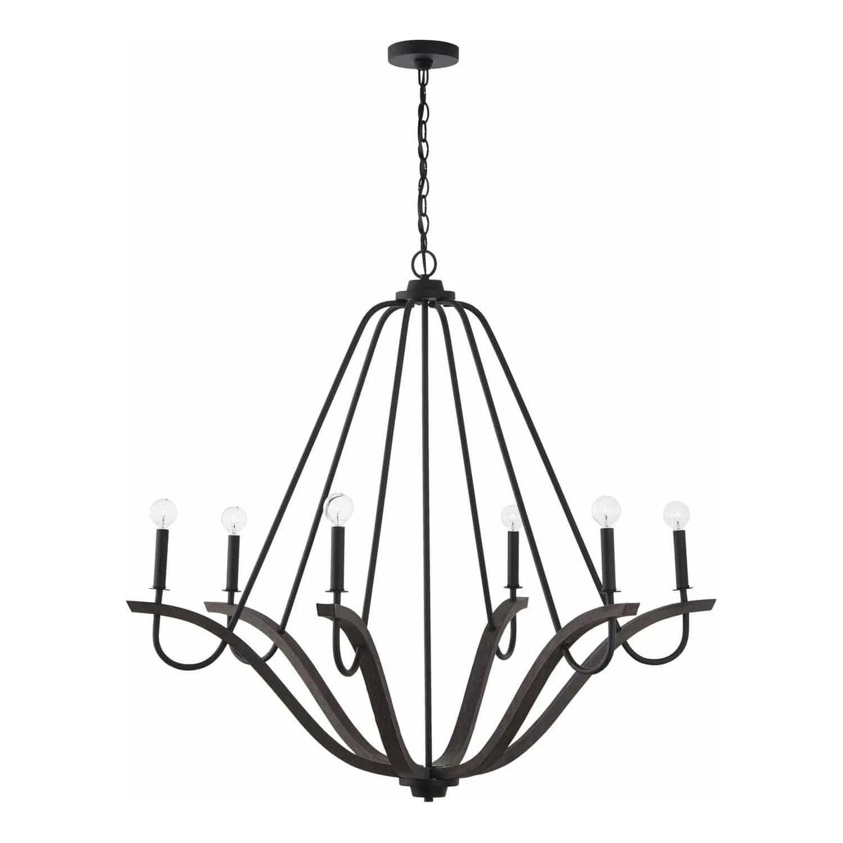 Capital Lighting Fixture Company - Clive Chandelier - 447662CK | Montreal Lighting & Hardware