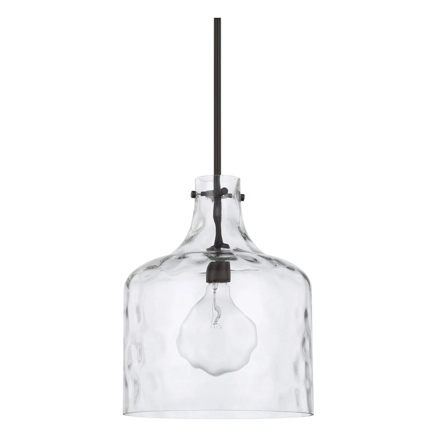 Capital Lighting Fixture Company - Crawford Water Glass Pendant - 325717BZ | Montreal Lighting & Hardware