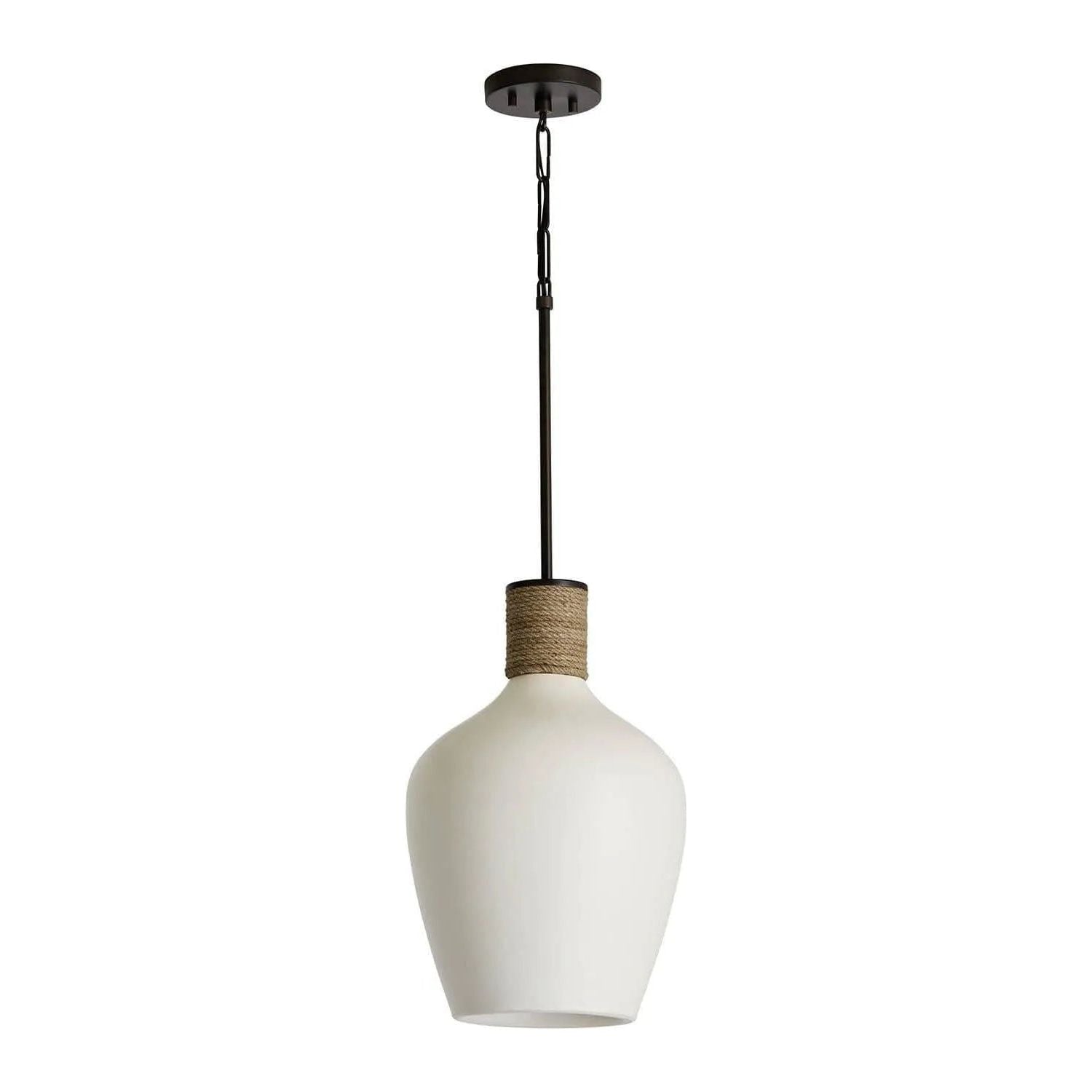 Capital Lighting Fixture Company - Destin Jute Teardrop Pendant - 340614PW | Montreal Lighting & Hardware