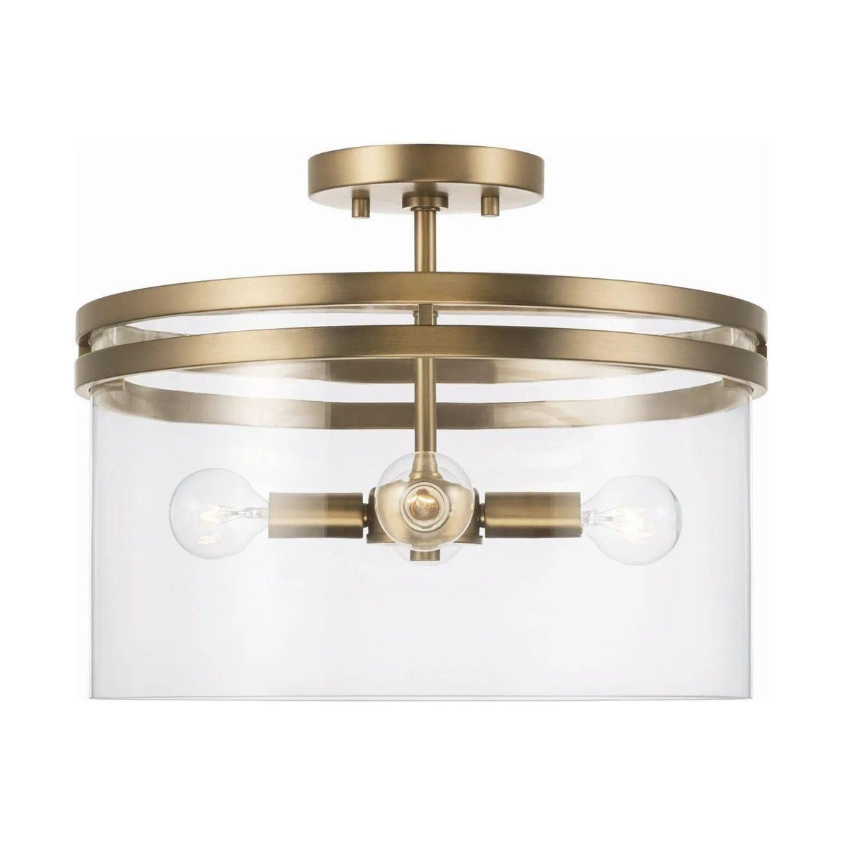 Capital Lighting Fixture Company - Fuller Semi-Flush Mount - 248741AD | Montreal Lighting & Hardware