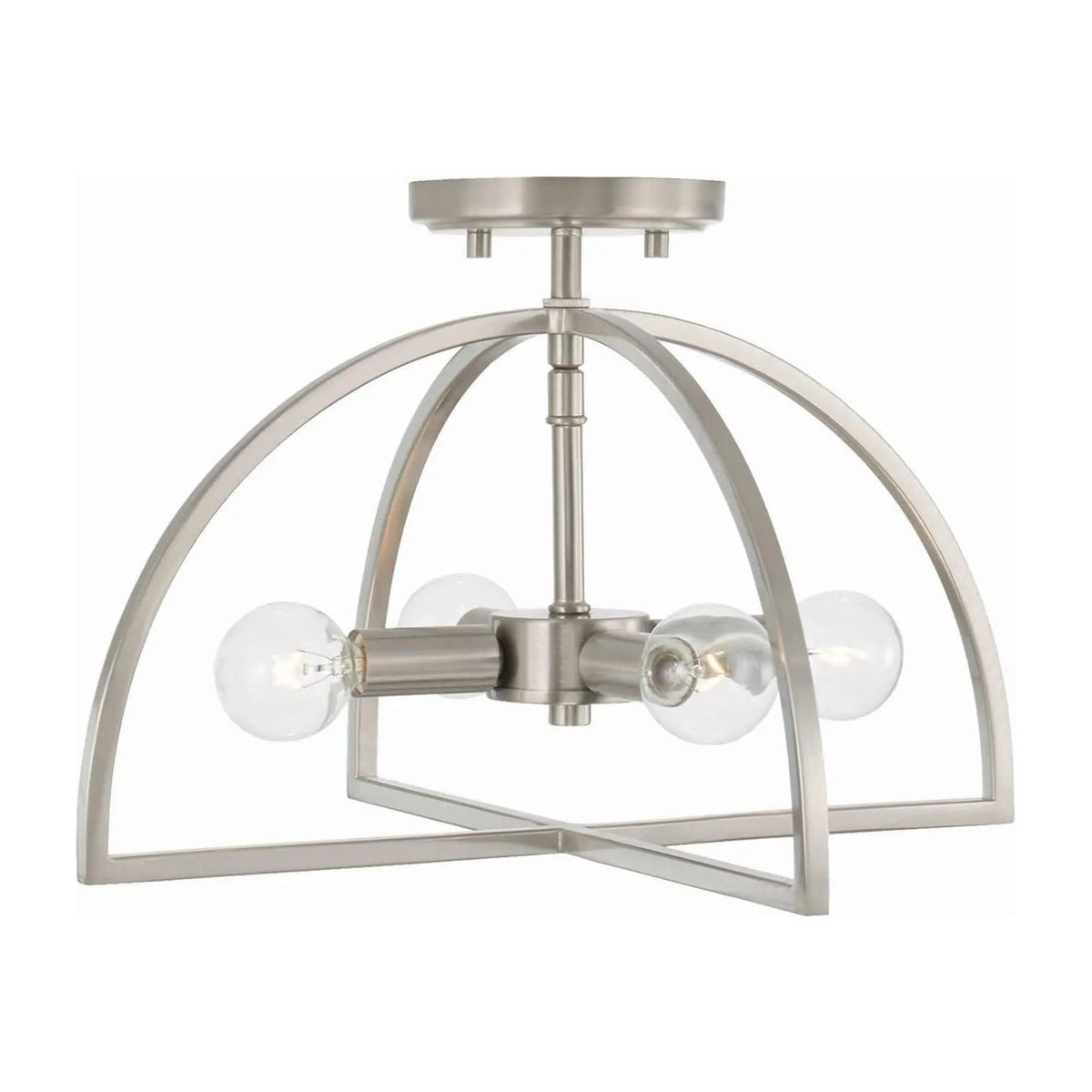 Capital Lighting Fixture Company - Lawson Semi-Flush Mount - 248841BN | Montreal Lighting & Hardware