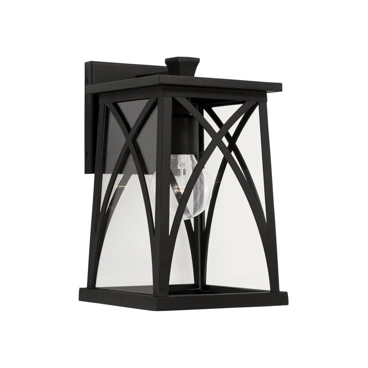 Capital Lighting Fixture Company - Marshall Outdoor Wall Lantern - 946511BK | Montreal Lighting & Hardware