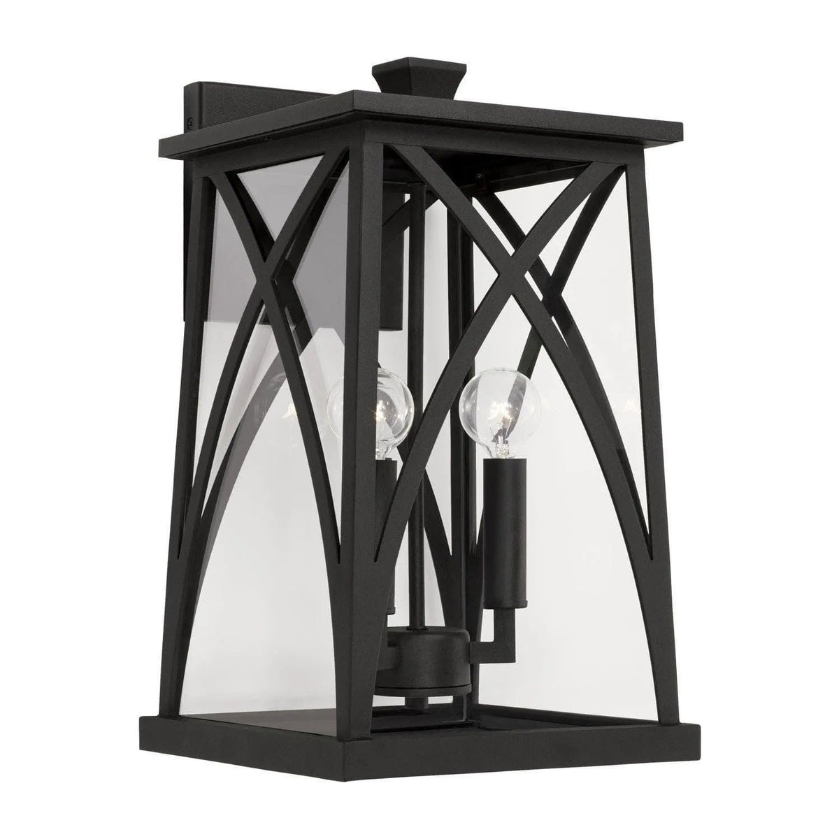 Capital Lighting Fixture Company - Marshall Outdoor Wall Lantern - 946531BK | Montreal Lighting & Hardware