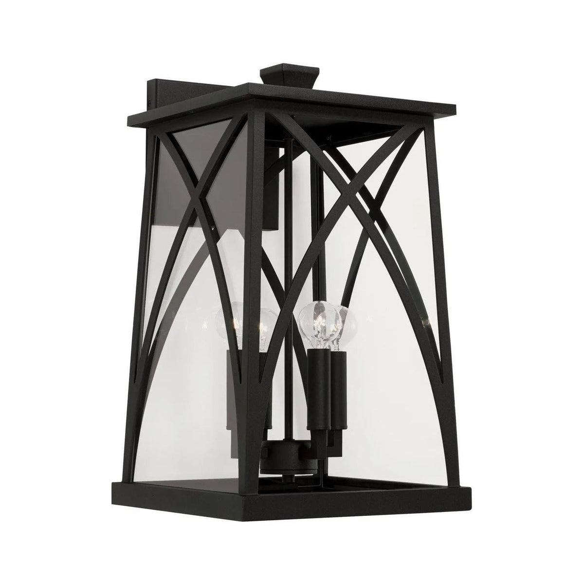 Capital Lighting Fixture Company - Marshall Outdoor Wall Lantern - 946541BK | Montreal Lighting & Hardware