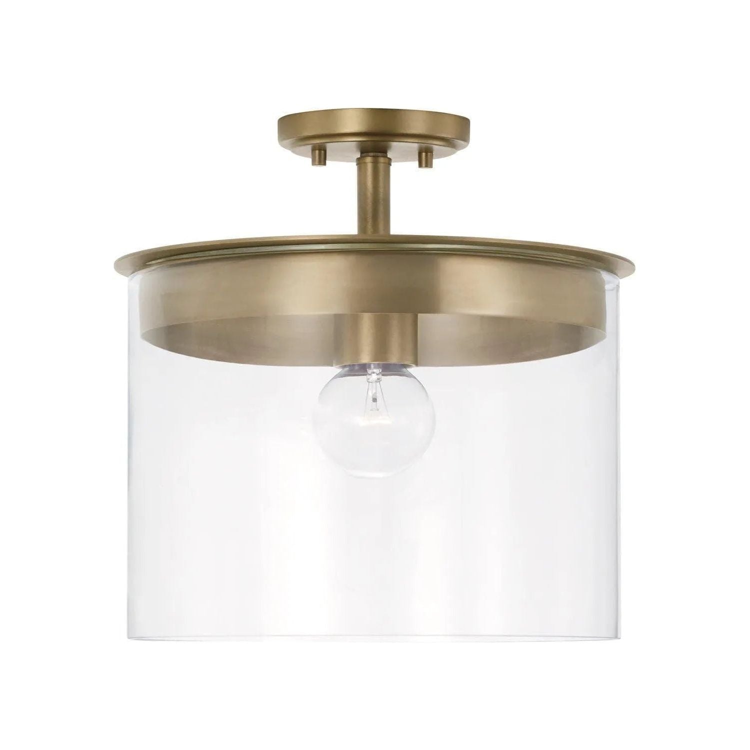 Capital Lighting Fixture Company - Mason Semi-Flush Mount - 246812AD | Montreal Lighting & Hardware