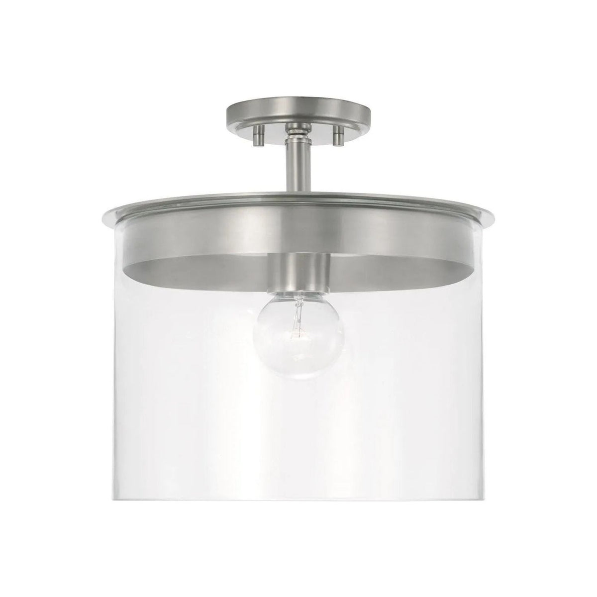 Capital Lighting Fixture Company - Mason Semi-Flush Mount - 246812BN | Montreal Lighting & Hardware