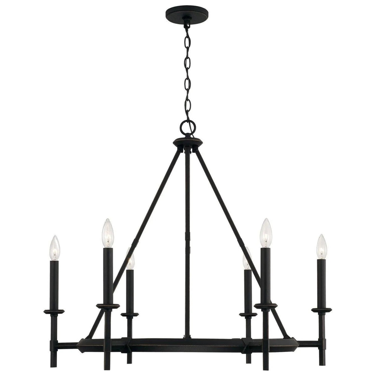 Capital Lighting Fixture Company - Ogden Chandelier - 445261IH | Montreal Lighting & Hardware