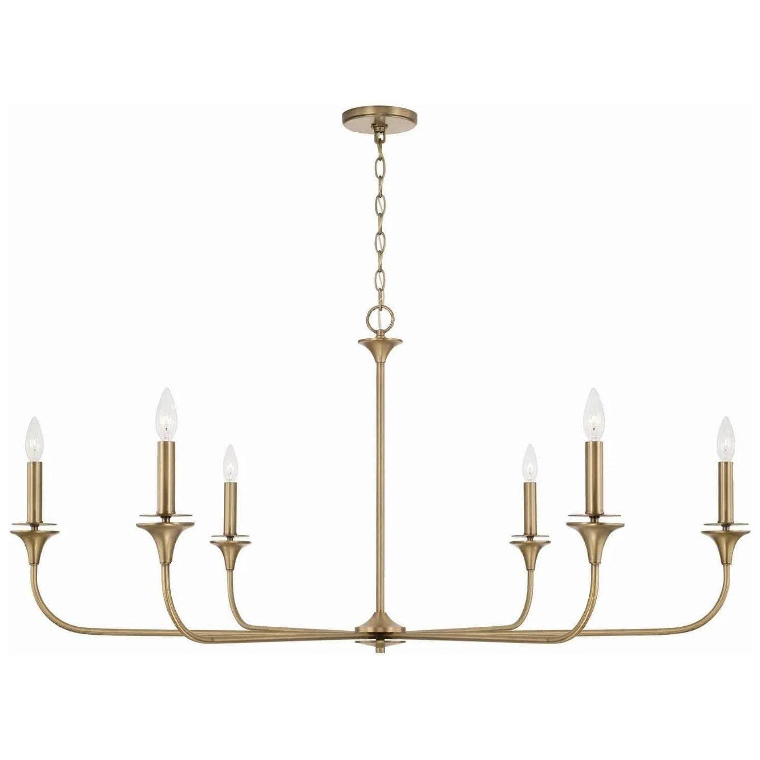 Capital Lighting Fixture Company - Presley Linear Chandelier - 448961AD | Montreal Lighting & Hardware