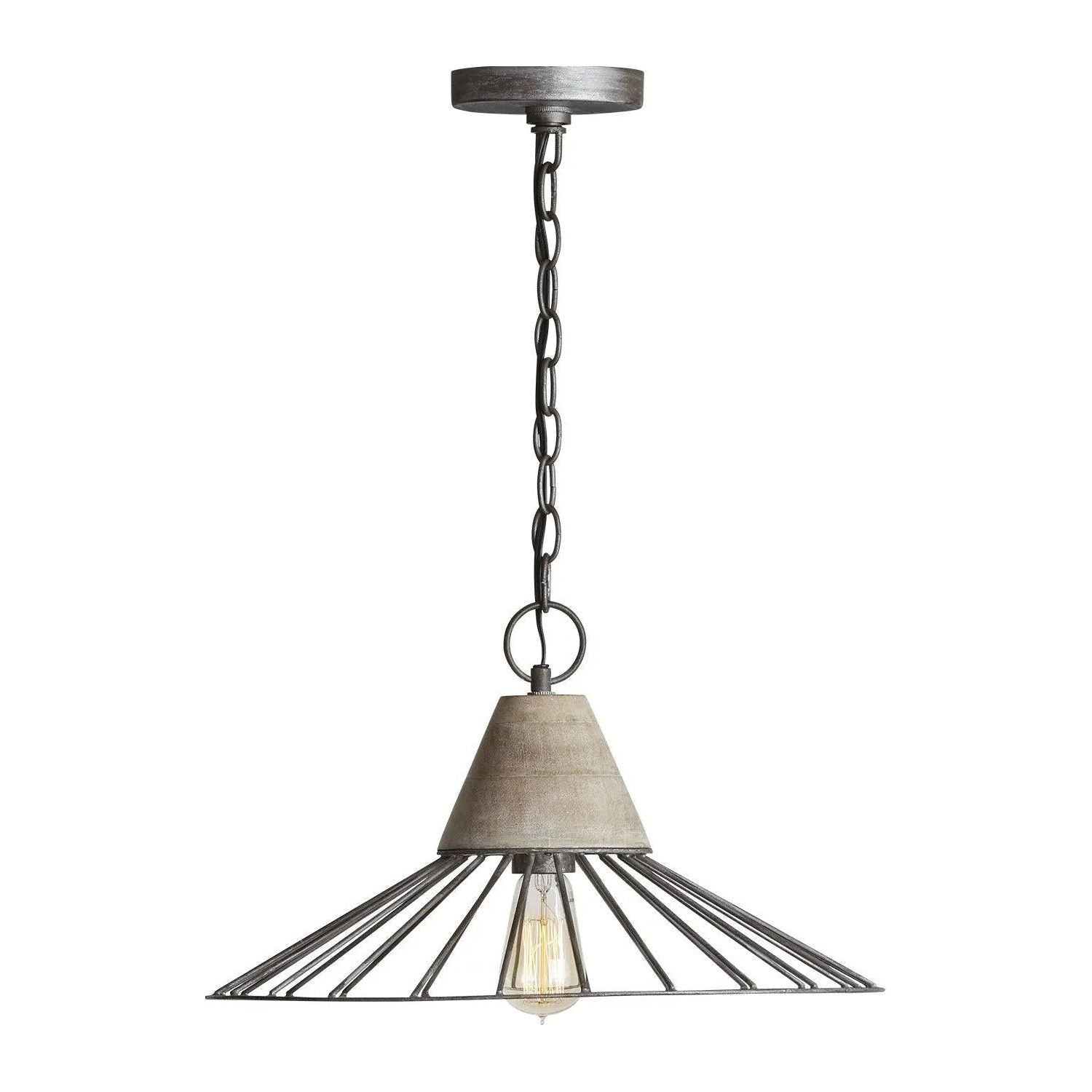 Capital Lighting Fixture Company - Russell Wide Cone Pendant - 335011UW | Montreal Lighting & Hardware