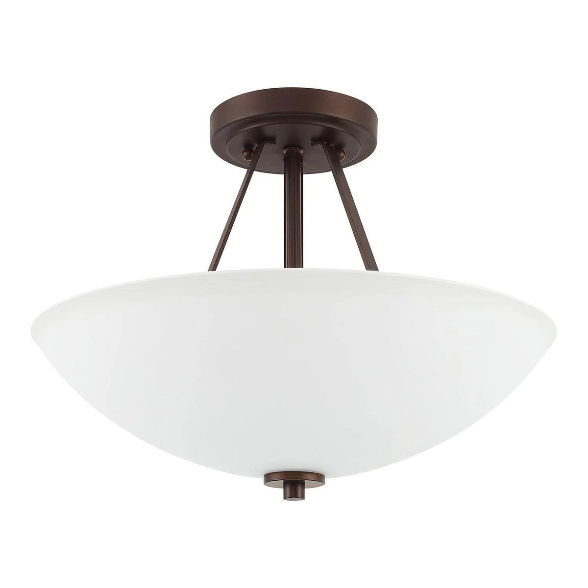 Capital Lighting Fixture Company - Stewart Semi-Flush Mount - 218921BZ | Montreal Lighting & Hardware