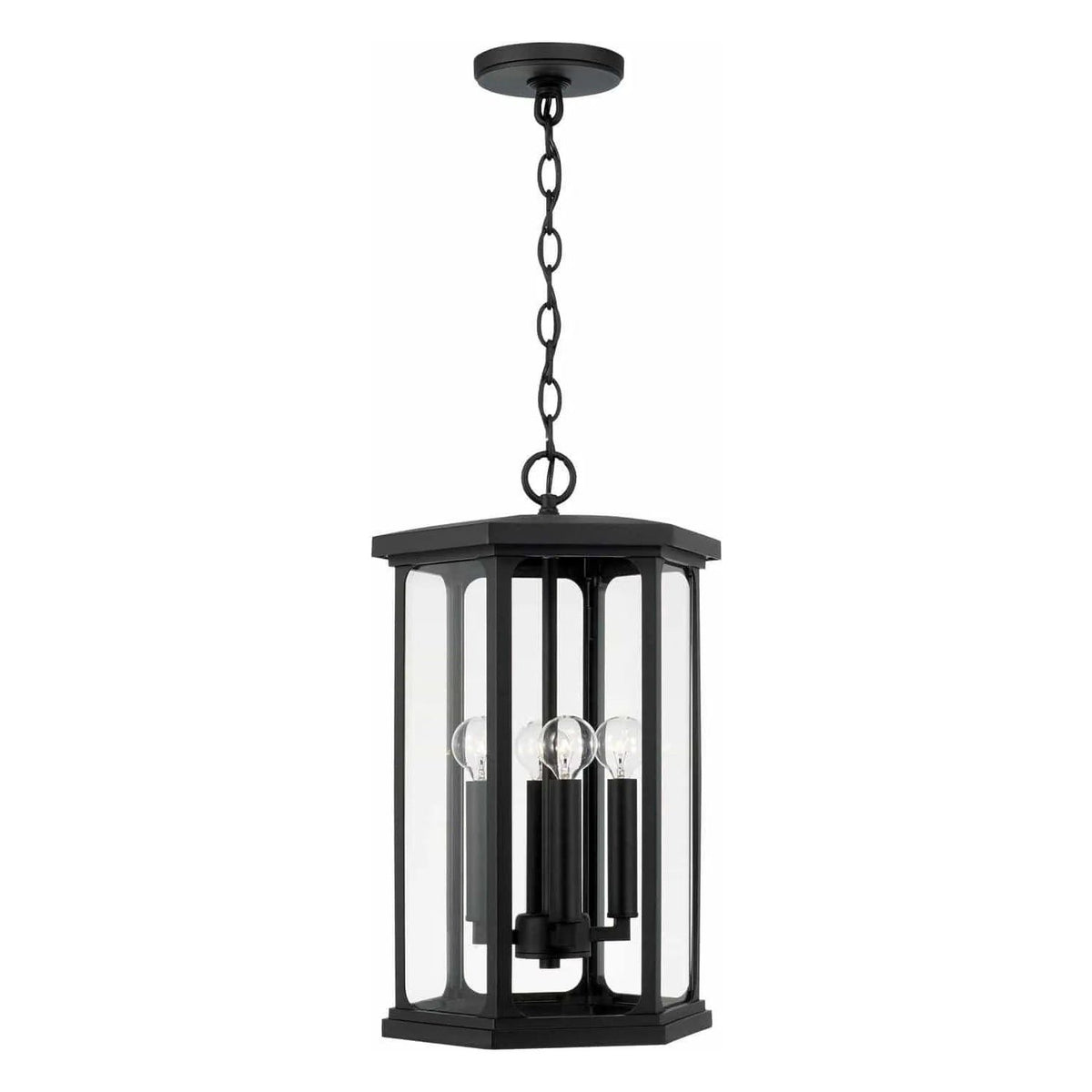 Capital Lighting Fixture Company - Walton Outdoor Hanging Lantern - 946642BK | Montreal Lighting & Hardware