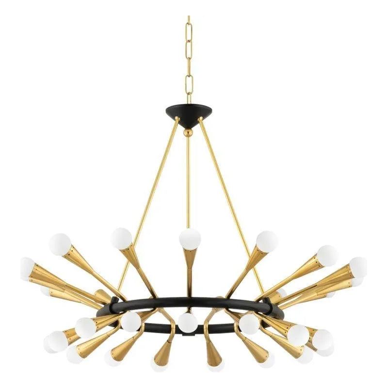 Corbett Lighting - Aries Chandelier - 401-30-VPB/BBR | Montreal Lighting & Hardware