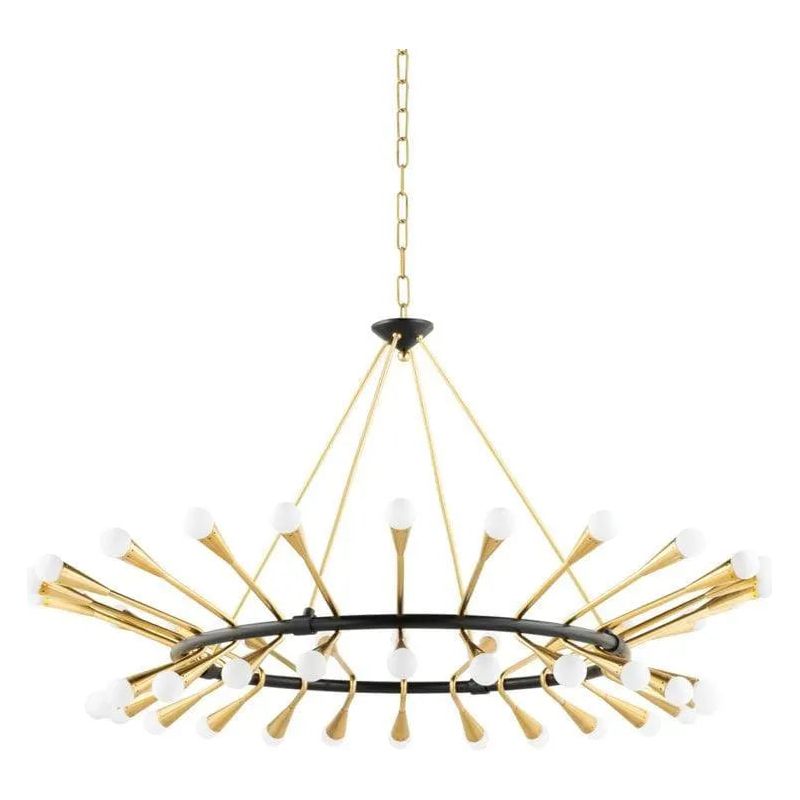 Corbett Lighting - Aries Chandelier - 401-48-VPB/BBR | Montreal Lighting & Hardware