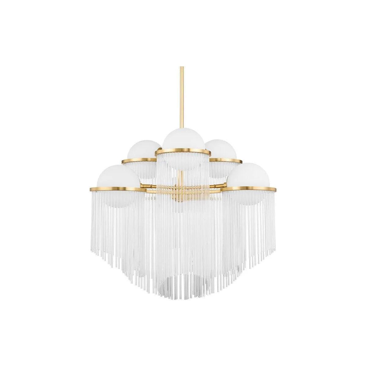 Corbett Lighting - Celestial Chandelier - 398-32-AGB | Montreal Lighting & Hardware