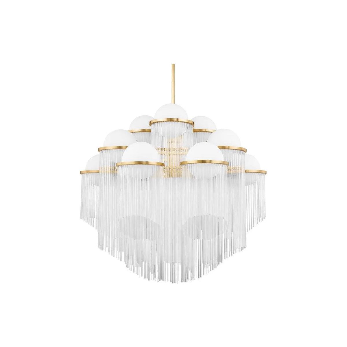 Corbett Lighting - Celestial Chandelier - 398-38-AGB | Montreal Lighting & Hardware