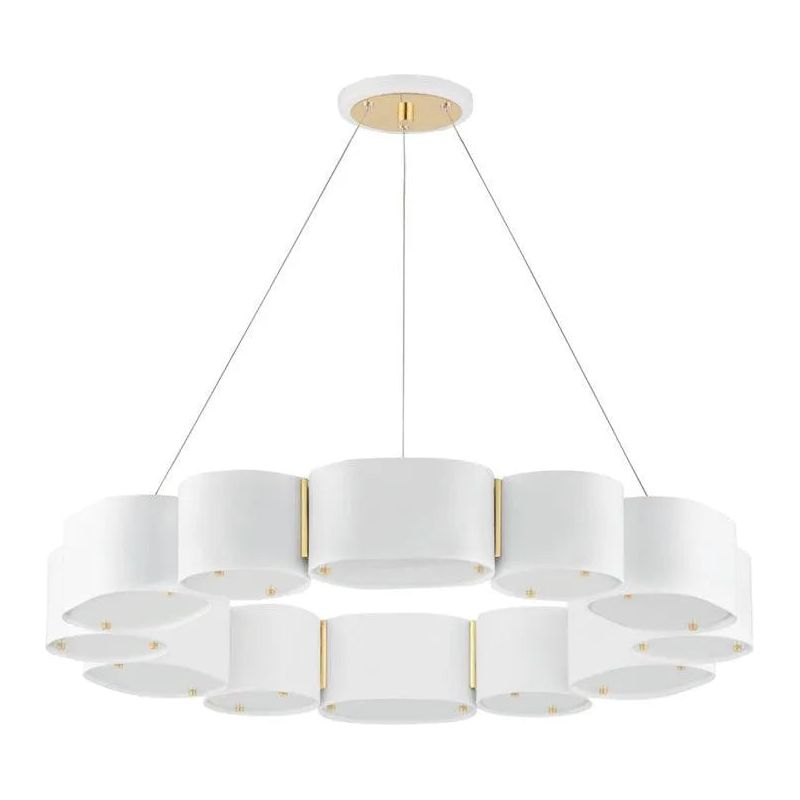 Corbett Lighting - Opal Chandelier - 393-30-SWH/VB | Montreal Lighting & Hardware