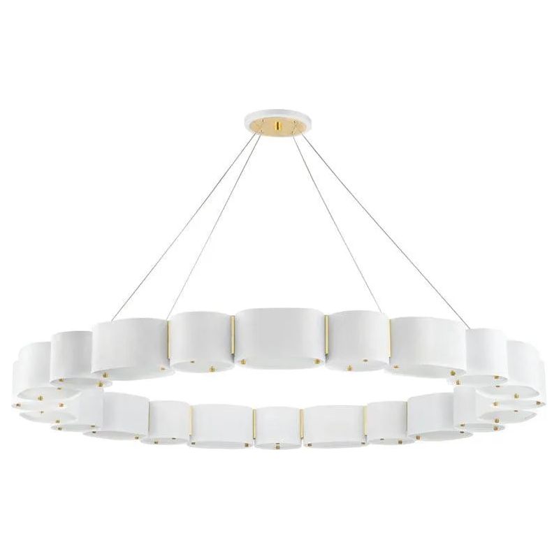 Corbett Lighting - Opal Chandelier - 393-50-SWH/VB | Montreal Lighting & Hardware