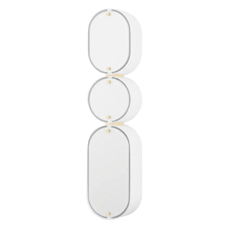 Corbett Lighting - Opal Wall Sconce - 393-03-SWH/VB | Montreal Lighting & Hardware