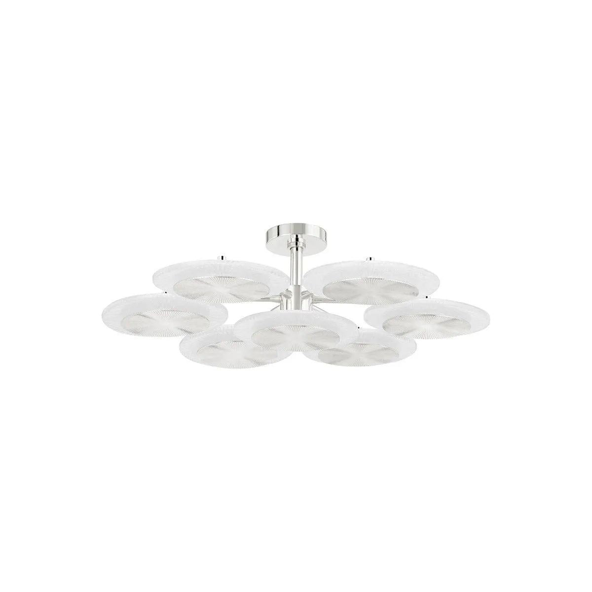 Corbett Lighting - Topaz LED Chandelier - 328-38-PN | Montreal Lighting & Hardware