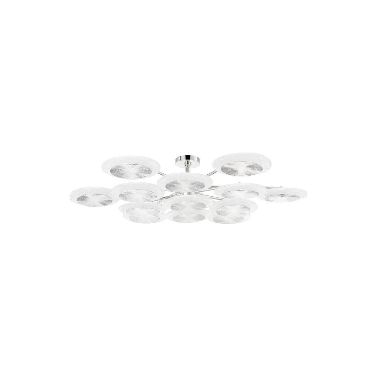 Corbett Lighting - Topaz LED Chandelier - 328-57-PN | Montreal Lighting & Hardware