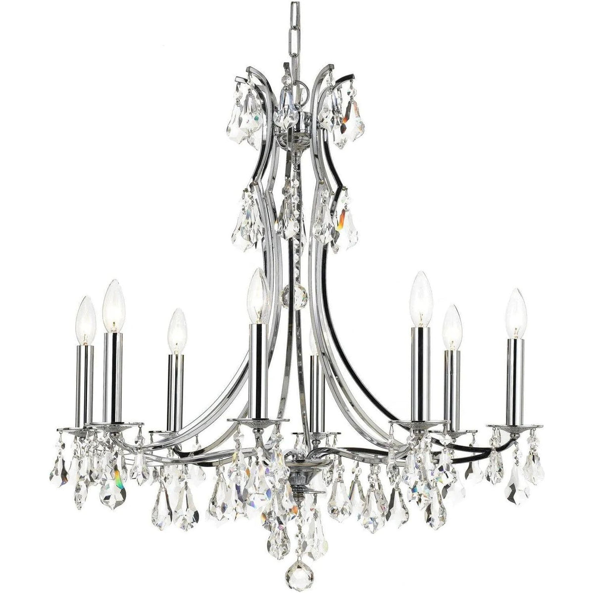 Crystorama - Cedar Chandelier - 5938-CH-CL-MWP | Montreal Lighting & Hardware