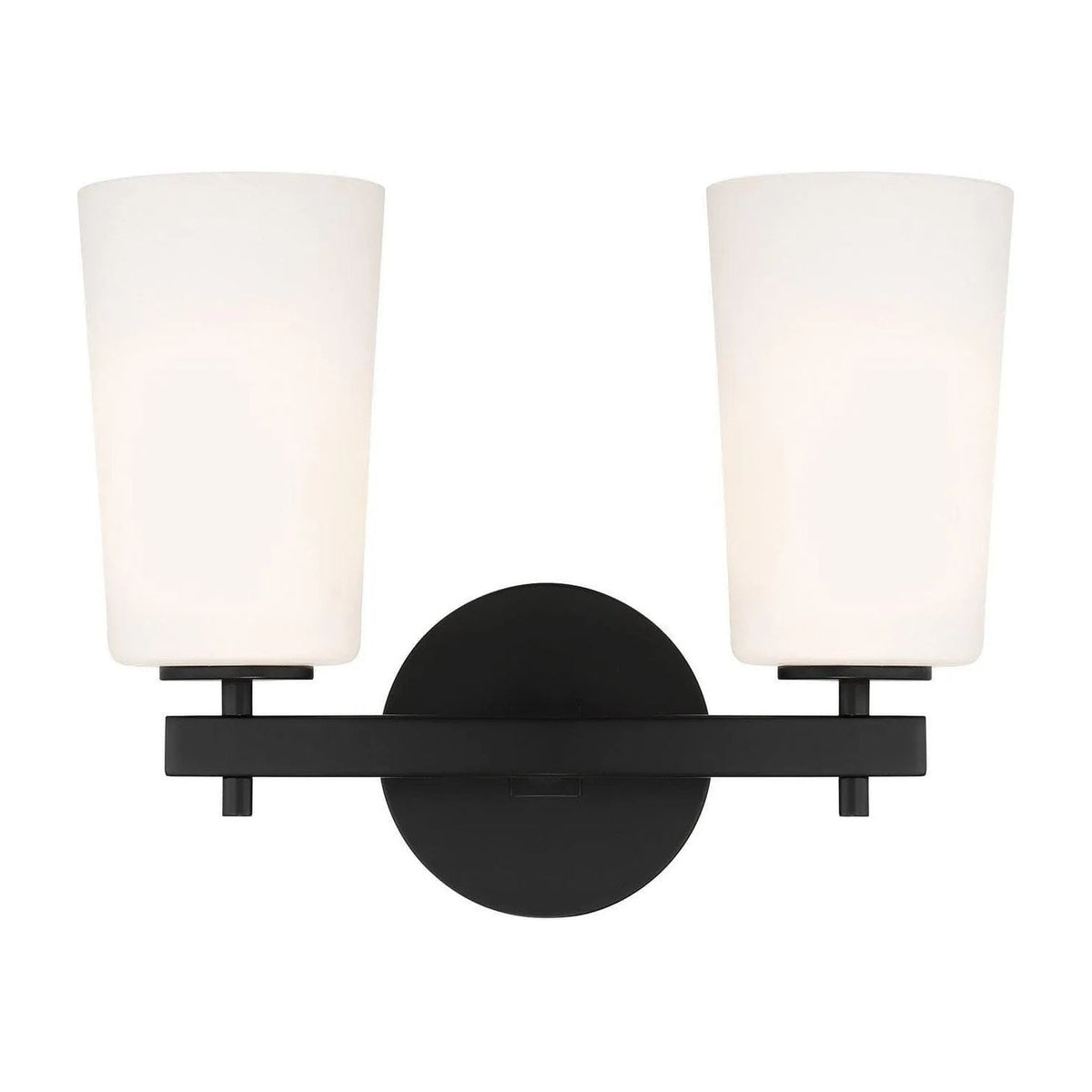 Crystorama - Colton Bath Vanity - COL-102-BK | Montreal Lighting & Hardware