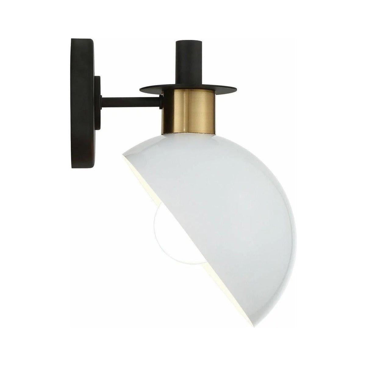 Crystorama - Gigi Wall Sconce - GIG-811-BK-AG | Montreal Lighting & Hardware